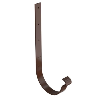 BRYZA STAL Hak prosty do rynien 125 mm - BRĄZ